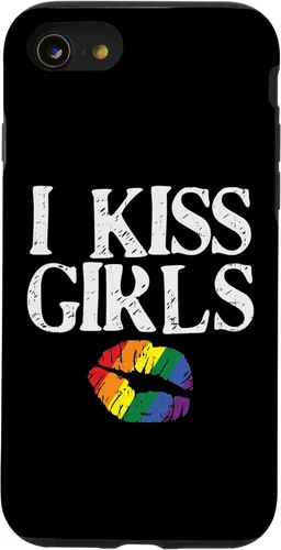 Miniatura 17 de iPhone 11 I Kiss Girls Rainbow Lips Gay Lesbian Pride Flag LGBT estuche de regalo