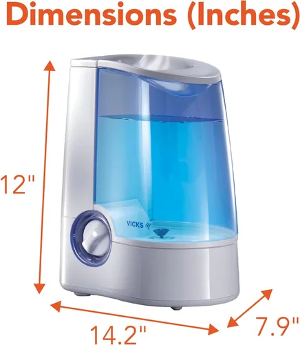Miniatura 8 de Humidificador Vicks, de rocío cálido con apagado automático., V745A/V745-JUV, gris, 1, 1