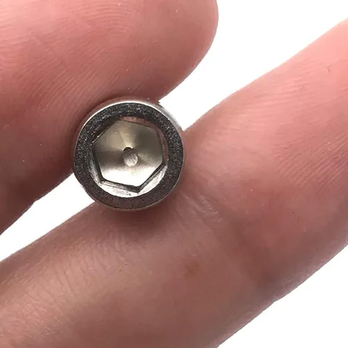 Miniatura 8 de 50 tornillos de cabeza hexagonal de acero inoxidable M3-0.020x0.236 in Tornillos de cabeza hexagonal perno interior DIN 912
