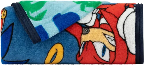 Miniatura 6 de Franco Ropa de cama para niños Manta de sofá de felpa súper suave, 46 x 60 pulgadas, Sonic The Hedgehog, Anime Sonic el erizo