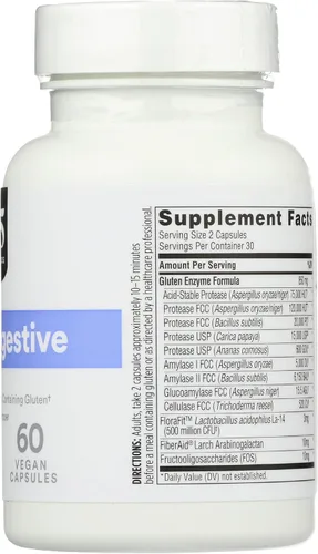 Miniatura 6 de 365 by Whole Foods Market, Enzimas Gluten Digestive, 60