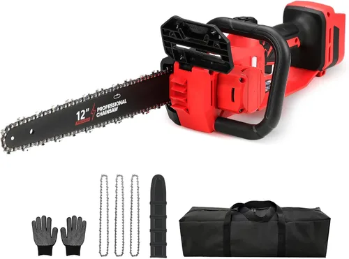 Motosierra eléctrica sin escobillas de 12 pulgadas, herramienta inalámbrica solo para batería Milwaukee M18 de 18 V con engrasador automático y