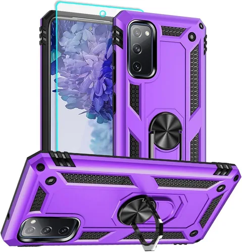 Miniatura 11 de Funda de Teléfono Compatible para Galaxy S20 FE con Protector de Pantalla HD, [Grado Militar Probada en Caídas de 16 pies] Funda de Teléfono Funda