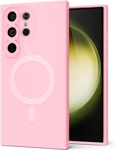 Miniatura 144 de Svanove para Samsung Galaxy S22 Funda de teléfono de silicona magnética, compatible con Magsafe, linda para mujeres, brillante color brillante, gel