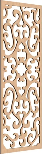 Miniatura 21 de Smithfield Paneles de pared decorativos de madera con calado, 13 3/8 pulgadas de ancho x 34 3/8 pulgadas de alto x 3/8 de alto, roble rojo rojo