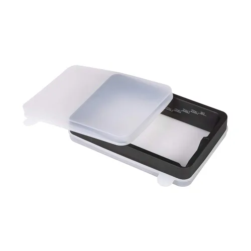 Sovol Cubeta de Resina para Impresora 3D de Aluminio Anodizado con Película FEP y Anillo de Acero Preinstalado, Tanque de Resina con Marco de Metal