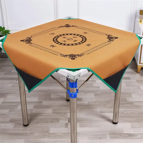 Mahjong - Tapete antideslizante para mesa de póquer de Mahjong Majiang, Paigow, juego de cartas, 39.37 x 39.37 pulgadas (39.4 x 39.4 in) con