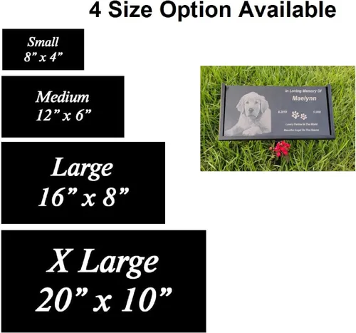 Miniatura 2 de Placa conmemorativa personalizada para mascotas, perros, gatos, lápida grabada personalizada, piedra conmemorativa para un ser querido perdido