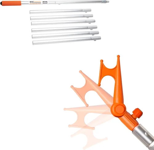 Miniatura 10 de EZ SMART Práctico gancho, gancho multiusos, codo ajustable, atornillado al poste de extensión de rosca estándar para colgar comederos de pájaros