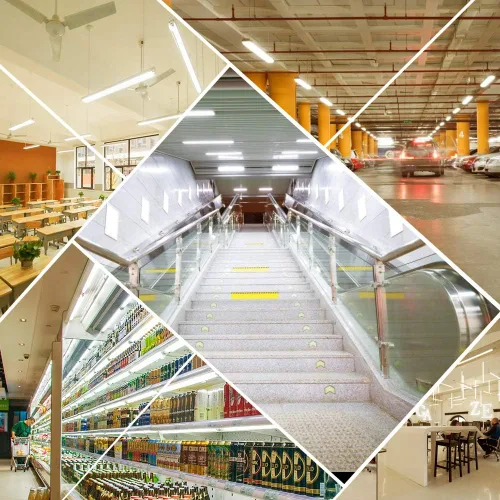 Miniatura 6 de LightingWill T5 - Accesorio integrado T5 de 4 pies, blanco cálido 3000-3500K, 20W, luz LED de tienda enlazable, luz LED de techo y debajo