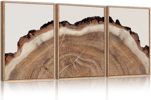 Miniatura 10 de HPINUB - Lienzo decorativo abstracto moderno para pared, juego de 3 impresiones artísticas enmarcadas, pintura de pared grande en blanco y negro, 16