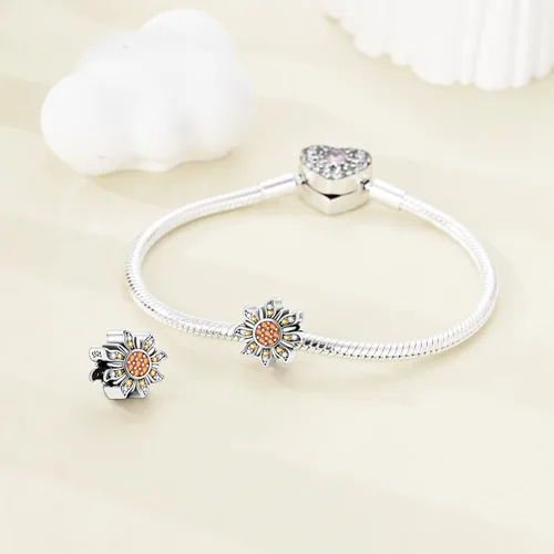 Miniatura 210 de Hapour Dijes de plata de ley 925 para pulseras, collar, joyería europea, colgante de cuentas para mujeres y madres