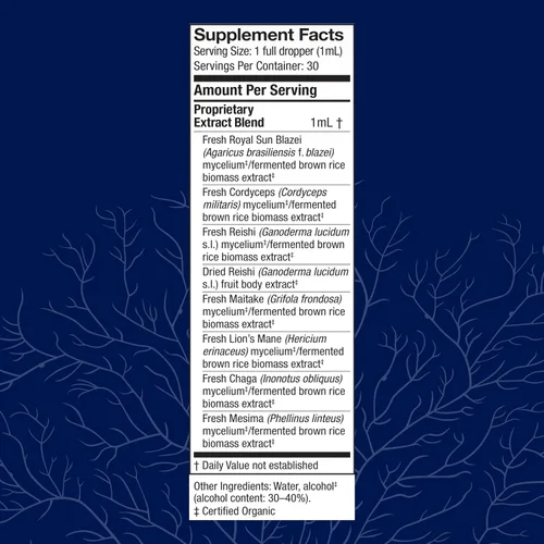 Miniatura 2 de Host Defense Stamets 7 Extract - Mezcla de 7 especies - Suplemento de hongos para apoyo inmunológico con Royal Sun Blazei, Cordyceps, Reishi