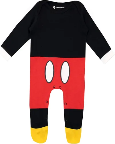 Miniatura 2 de Disney Conjunto de pies y sombreros de Mickey Mouse para bebés Rojo