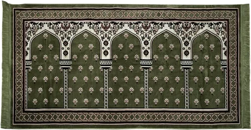 Modefa Alfombra de oración islámica turca – Janamaz Sajada para múltiples personas para reuniones familiares o grandes y en grupo, tapete ancho de