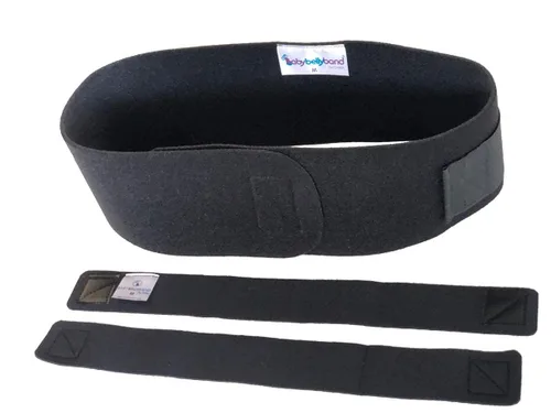 Miniatura 10 de Faja abdominal con compresión de ingle, faja para varices vulvares, hernia y dolor en el piso pélvico., S Ab talla 0-6 + S banda para ingle, Negro