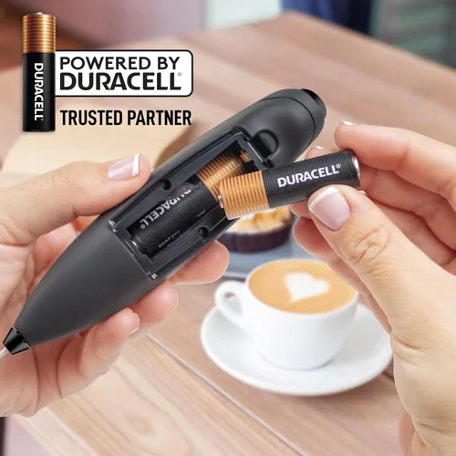 Miniatura 19 de Zulay Milk Boss Espumador de leche potente manual, hace espuma para latte, batidor para mezclar bebidas, café, miniespumador para capuchino, frappé