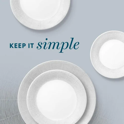 Miniatura 4 de Corelle Plato de almuerzo boutique tejido de 8.5 pulgadas (8.5 in), paquete de 6