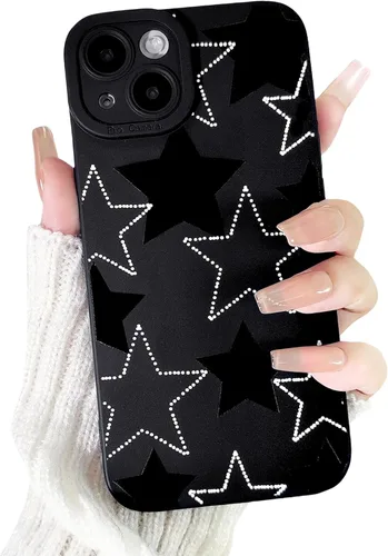 Miniatura 30 de Lovmooful Funda compatible con iPhone 13, bonito diseño de hongos negros para niñas y mujeres, TPU suave a prueba de golpes, protector femenino
