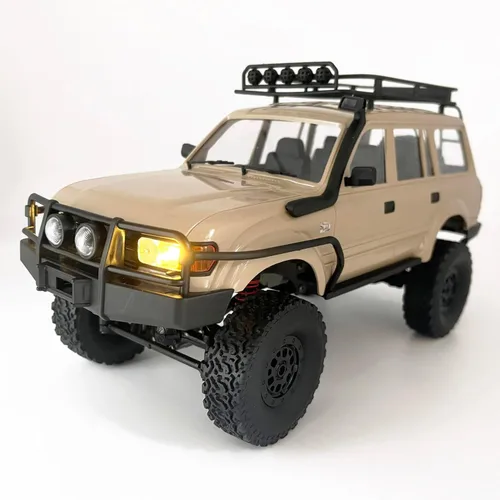 RC Rock Crawler RC Truck 4x4 WPL C54-1 RTR Escala 1/16 RC Crawler, camión todoterreno todo terreno con chasis y choque mejorados, caja de cambios de