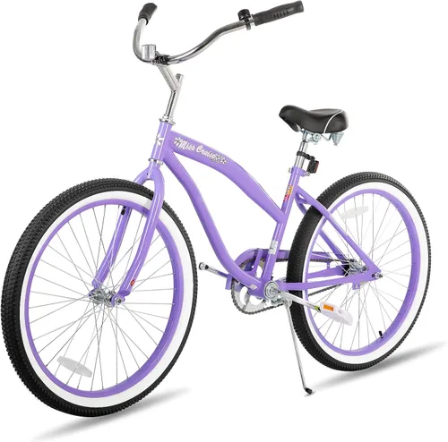 Miniatura 7 de JOYSTAR Bicicleta de crucero de playa de 20", 24", 26" para niñas, niños, hombres y mujeres, bicicletas de crucero para niños de una sola velocidad