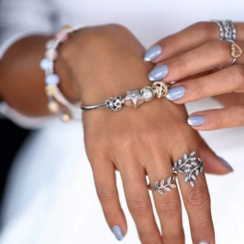 Miniatura 3 de Auténticas cuentas de plata de ley EVESCITY para Pandora y pulseras similares