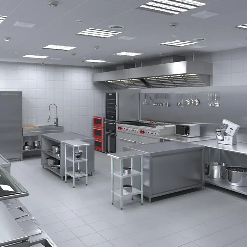 Miniatura 5 de Mesa de trabajo de acero inoxidable con 2 estantes Mesa de utilidad de metal Utilidad comercial y residencial NSF
