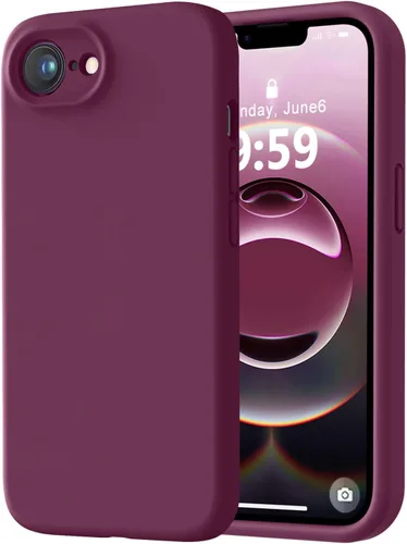 Miniatura 388 de LOVE 3000 Compatible con Funda para iPhone 15, [Cámara de Cobertura Completa de Silicona Suave] [Protección contra Caídas de 8 pies], Forro de Negro