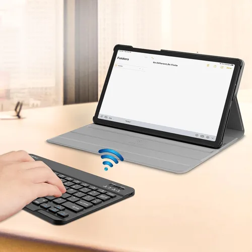 Miniatura 6 de FINTIE Funda de teclado para Samsung Galaxy Tab S5e 10.5 2019 Modelo SM-T720/T725/T727, cubierta delgada con teclado Bluetooth inalámbrico