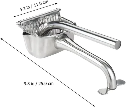 Miniatura 2 de Stainless Steel Manual Fruit Juicer Lemon Squeezer Hand Press Citrus Juicer 304 Food-grade Metal Household Kitchen Tool for Fresh Juice Extraction