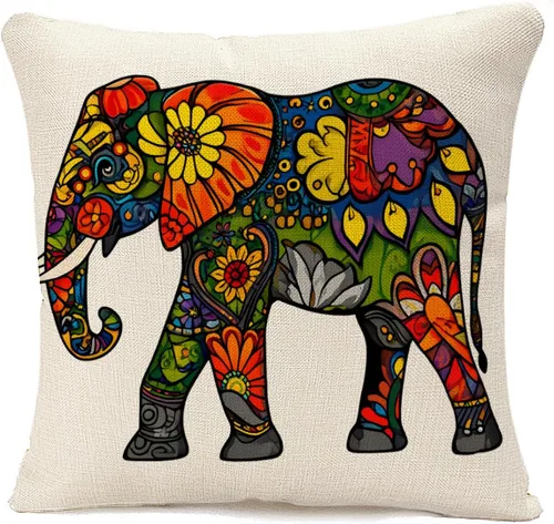 Miniatura 8 de IBILIU Fundas de almohada de 18 x 18 pulgadas con diseño de arte grunge, color verde, rojo y dorado, pintura de óxido, fundas de cojín de lino