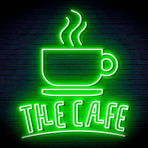 Miniatura 11 de ADVPRO Coffee – The Cafe Extra-Large Ultra-Bright LED Neon Sign - Blue & Red - st16s54-fn-j0026-br