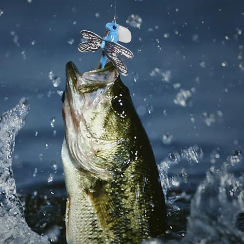 Miniatura 4 de Toddmomy Señuelo libélula de plástico cebos de pesca Kit de pesca de libélula cebo de pesca de libélula señuelo de libélula cebo de pesca