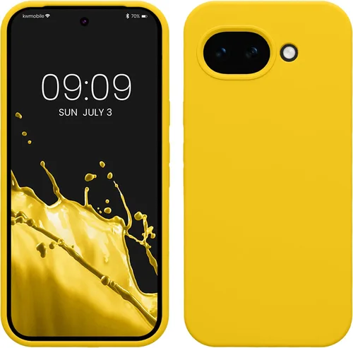 Miniatura 592 de kwmobile Funda Compatible con Google Pixel 6 Pro - Funda de teléfono de silicona TPU con acabado suave - Azul Arrecife