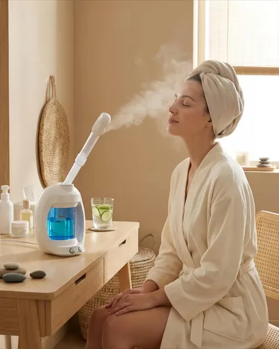 Miniatura 7 de Vaporizador Facial - Vaporizador Facial Iónico Nano para Limpieza Profunda Facial, Vaporizador para Esteticista, Vaporizador Facial Profesional