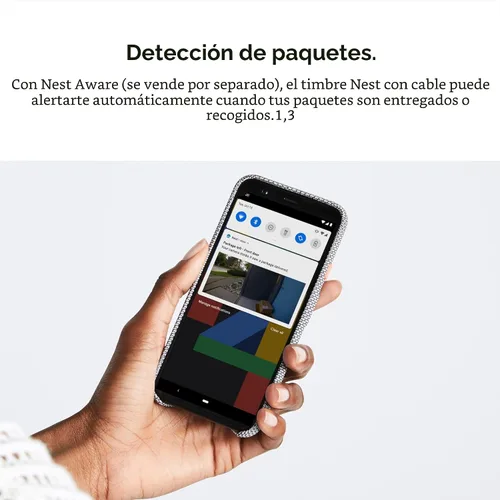 Miniatura 10 de Timbre de video Nest de Google (con cable) - Anteriormente Nest Hello - Timbre de video con transmisión 24/7 - Timbre inteligente con cámara