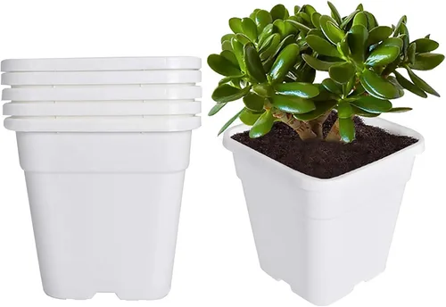 Miniatura 15 de Macetas cuadradas para vivero, macetas de cultivo para plantas de suelo, 0.63 galones, 10