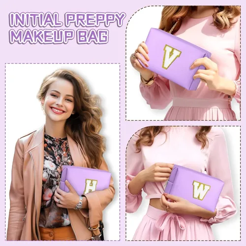 Miniatura 7 de TOPEAST - Bolso de maquillaje para mujer, Púrpura, K