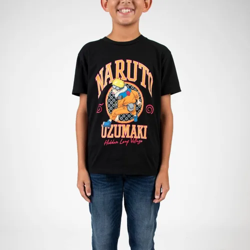 Miniatura 3 de Naruto Uzumaki - Camisetas de manga corta con cuello redondo para niño (4 unidades)