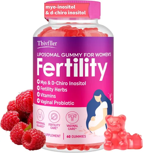 Suplementos de fertilidad para mujeres, vitaminas prenatales con mio-inositol y D-Chiro inositol, folato, hierbas, para el equilibrio hormonal, la