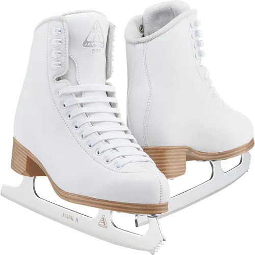 Miniatura 10 de Jackson Ultima Classic 200/500 Patines de hielo para mujeres y niñas – Patines de patinaje artístico cómodos para patinaje sobre hielo y patinaje
