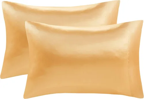 Miniatura 79 de Madison Park Essentials - Juego de sábanas de satén de lujo y sedoso con brillo natural, bolsillo elástico de 14 pulgadas para colchones de hasta 16
