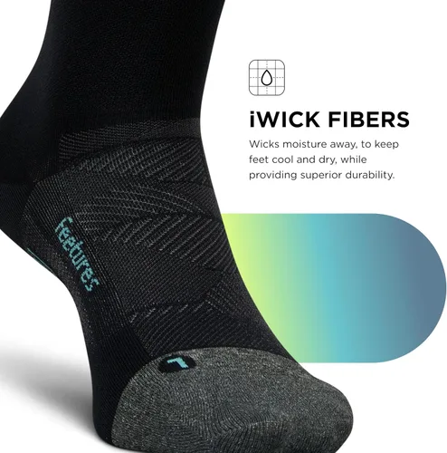 Miniatura 5 de Feetures Elite Ultra Light Cushion Mini Crew Sock - Calcetines deportivos con compresión dirigida