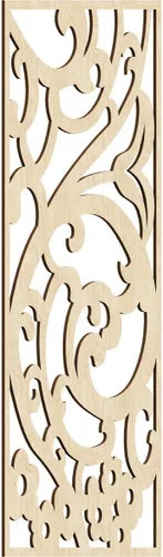 Miniatura 176 de Bridgewater - Paneles de pared decorativos de madera con calado, 9 3/8 pulgadas de ancho x 24 3/8 pulgadas de alto x 1/4 de alto, nogal