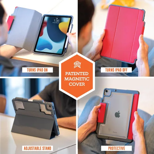 Miniatura 5 de STM Dux Plus para iPad Air de 11 pulgadas (M4/M3/M2/5ª/4ª generación): ultra protector, ligero con parte trasera transparente, soporte para lápiz
