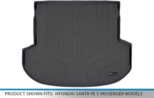 Miniatura 3 de SMARTLINER Tapete de carga para maletero de ajuste personalizado para todo tipo de clima, compatible con Hyundai Santa Fe 2019-2020