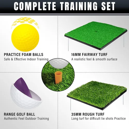 Miniatura 4 de DURARANGE Red de astillado de golf emergente: ayuda definitiva de chip de entrenamiento para precisión y distancia, al aire libre Práctica