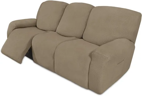 Miniatura 76 de Easy-Going - Funda elástica para sofá reclinable y sofá cama, 6 piezas, protector de muebles, suave, parte inferior elástica, tela jacquard