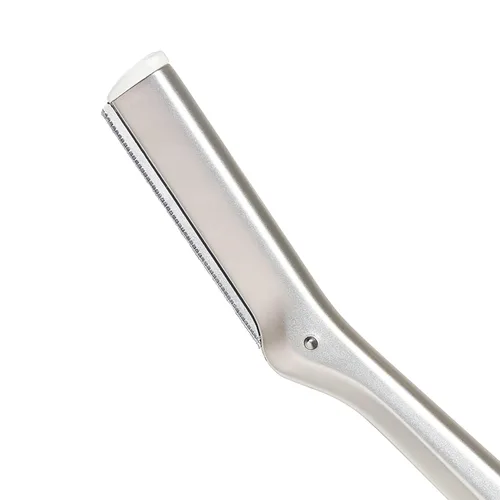 Miniatura 2 de Tweezerman Maquinilla de afeitar facial de acero inoxidable con 7 cuchillas de repuesto