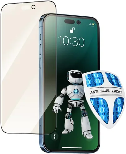 Miniatura 3 de PERFECTSIGHT Protector de pantalla de privacidad transparente HD compatible con Apple iPhone 12/iPhone 12 Pro 2020, filtro de luz azul antiespía
